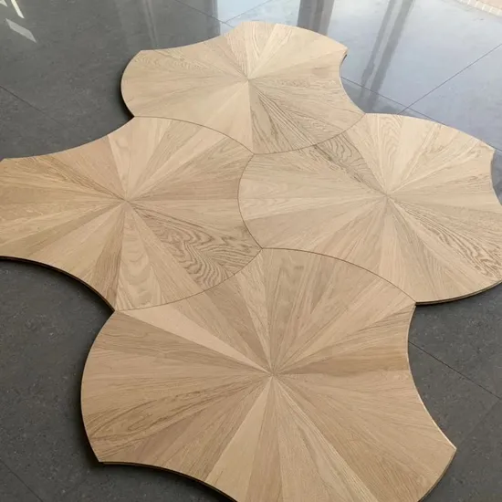 Best Hot Sale Factory Directly Big Lotus Leaf Oak Engineered Parquet Wood Flooring